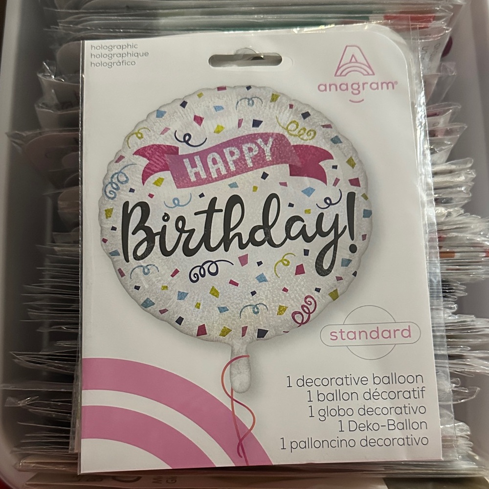 Anagram Happy Birthday Balloon